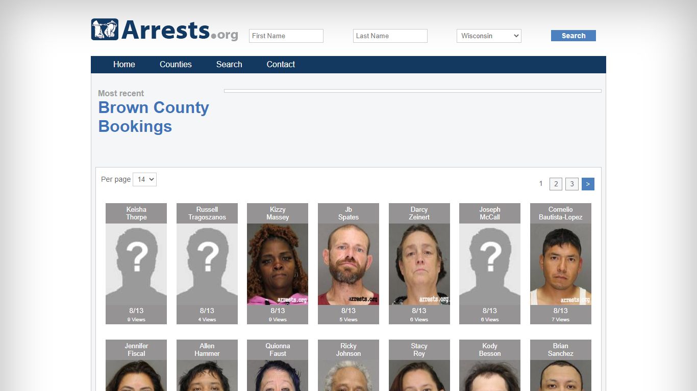 Brown County Arrests and Inmate Search